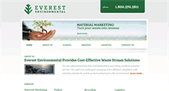 Desktop Screenshot of everestenvironmental.ca