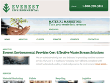 Tablet Screenshot of everestenvironmental.ca